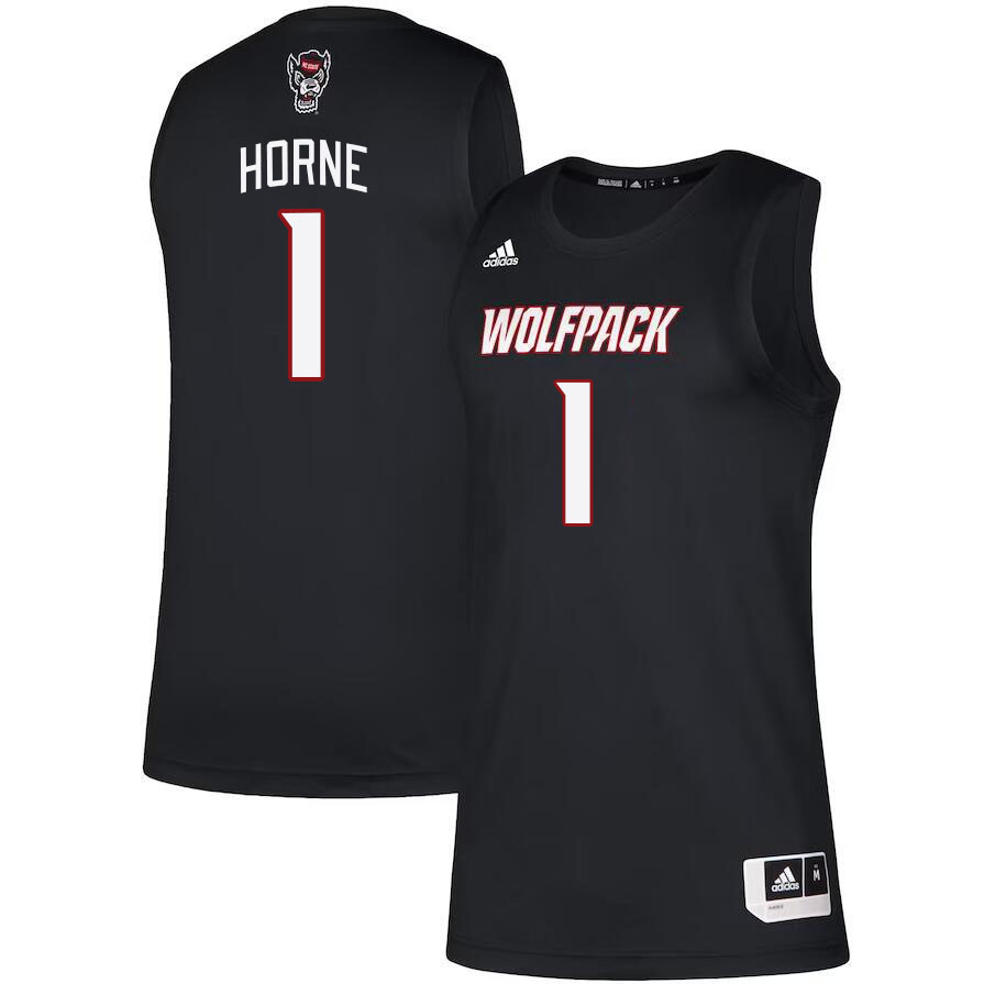 Men #1 Jayden Taylor NC State Wolfpack College Basketball Jerseys Stitched Sale-Black